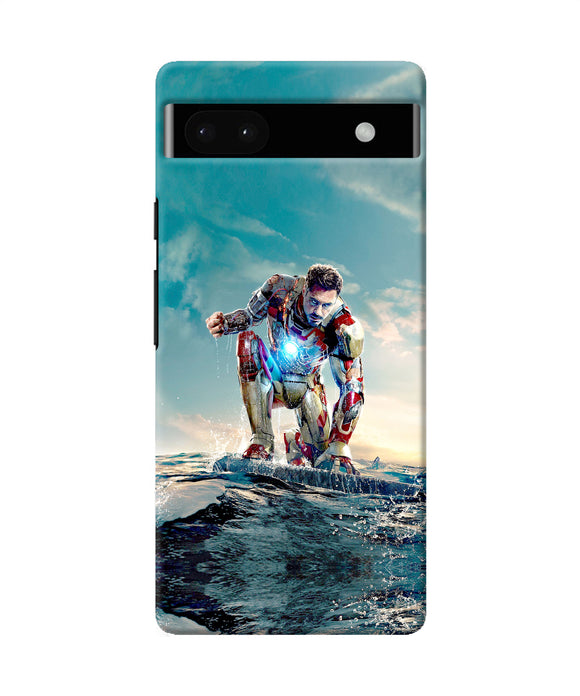 Ironman sea side Google Pixel 6A Back Cover
