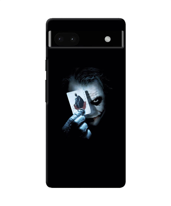 Joker dark knight card Google Pixel 6A Back Cover