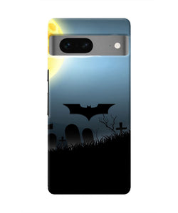 Batman Scary cemetry Google Pixel 7 Real 4D Back Cover