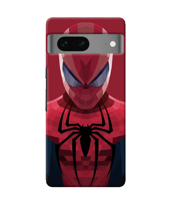 Spiderman Art Google Pixel 7 Real 4D Back Cover