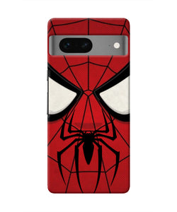 Spiderman Face Google Pixel 7 Real 4D Back Cover