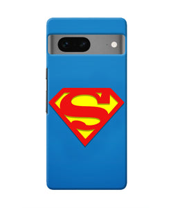 Superman Blue Google Pixel 7 Real 4D Back Cover