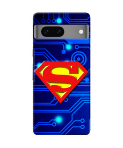 Superman Abstract Google Pixel 7 Real 4D Back Cover