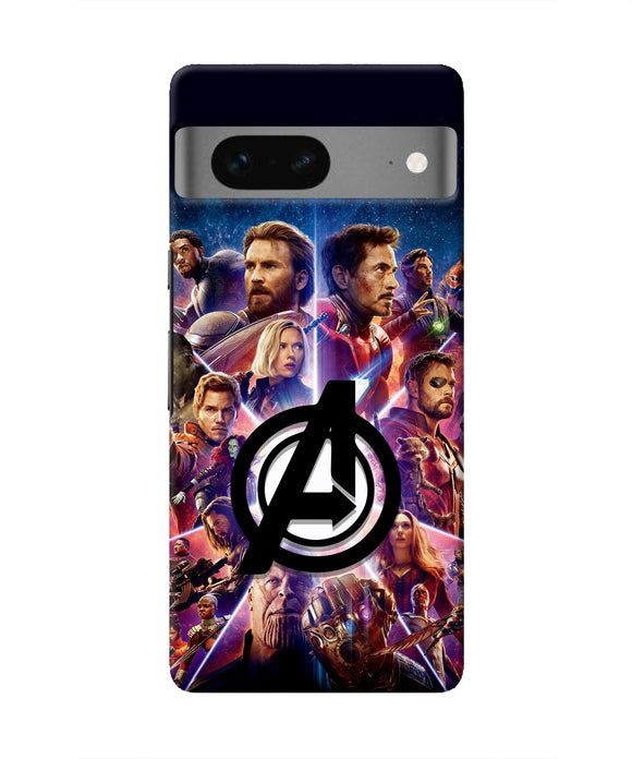 Avengers Superheroes Google Pixel 7 Real 4D Back Cover