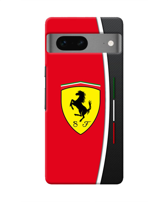 Ferrari Abstract Google Pixel 7 Real 4D Back Cover