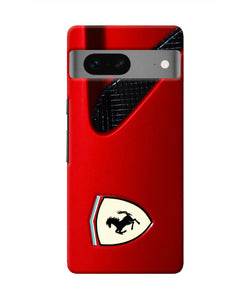 Ferrari Hood Google Pixel 7 Real 4D Back Cover