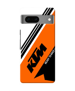 KTM Abstract Google Pixel 7 Real 4D Back Cover