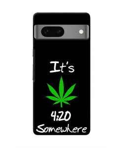 Weed Quote Google Pixel 7 Real 4D Back Cover