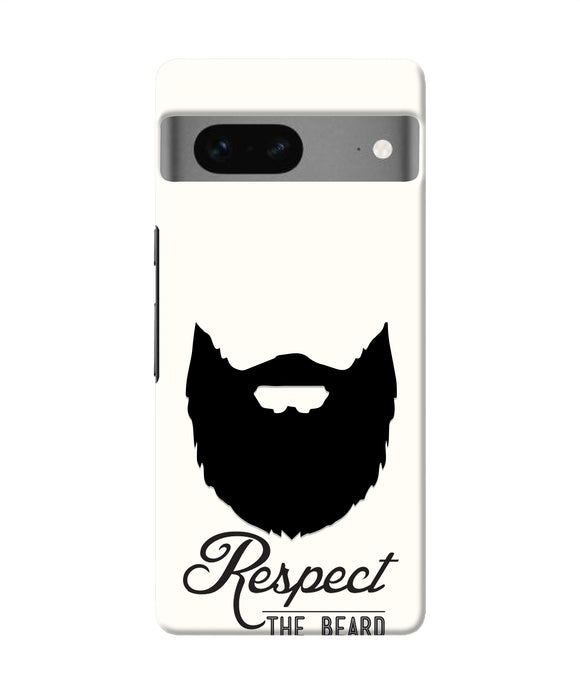 Respect the Beard Google Pixel 7 Real 4D Back Cover