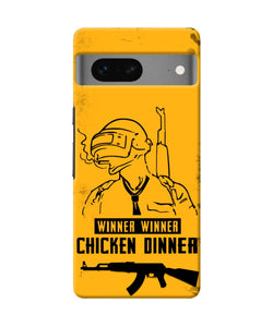 PUBG Chicken Dinner Google Pixel 7 Real 4D Back Cover