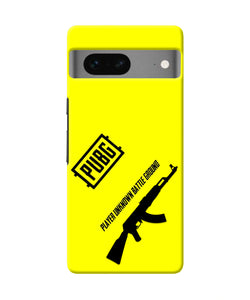 PUBG AKM Gun Google Pixel 7 Real 4D Back Cover