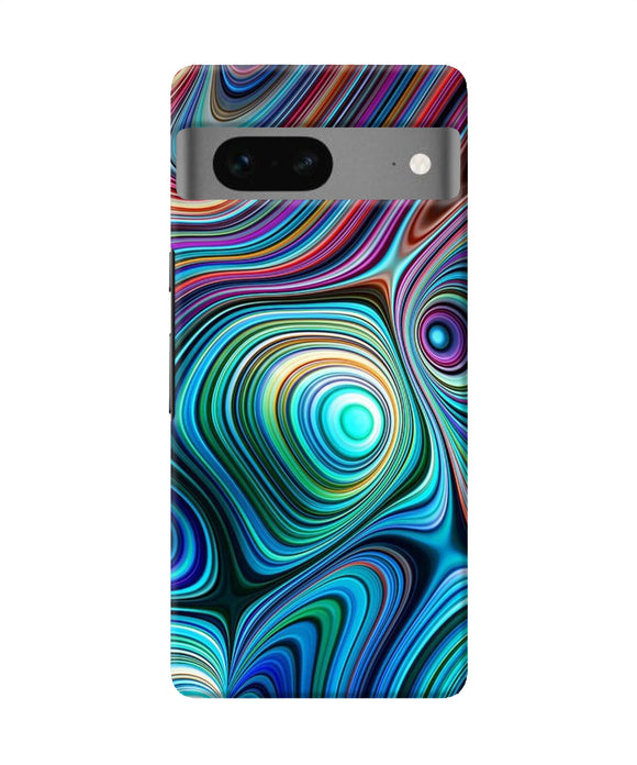 Abstract coloful waves Google Pixel 7 Back Cover