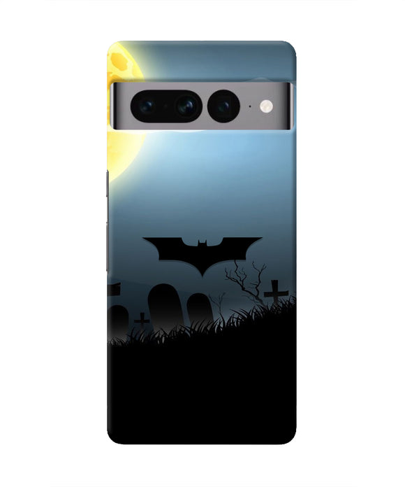 Batman Scary cemetry Google Pixel 7 Pro Real 4D Back Cover