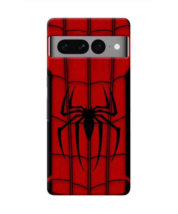 Spiderman Costume Google Pixel 7 Pro Real 4D Back Cover