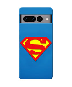 Superman Blue Google Pixel 7 Pro Real 4D Back Cover