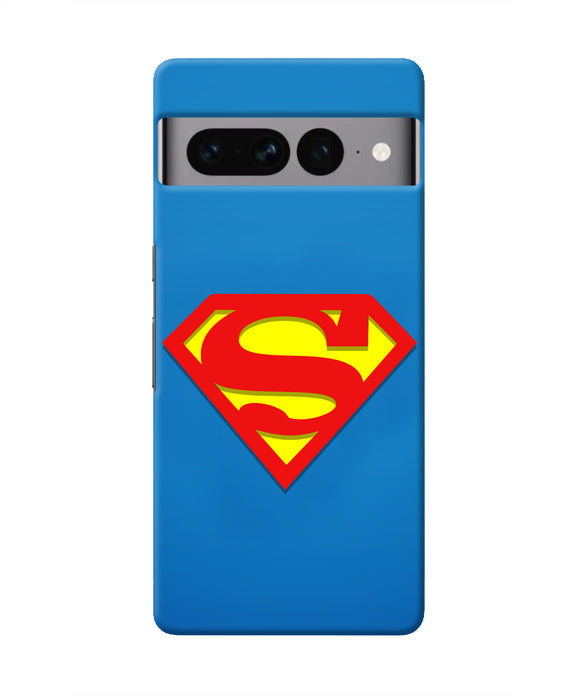 Superman Blue Google Pixel 7 Pro Real 4D Back Cover