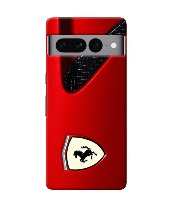 Ferrari Hood Google Pixel 7 Pro Real 4D Back Cover