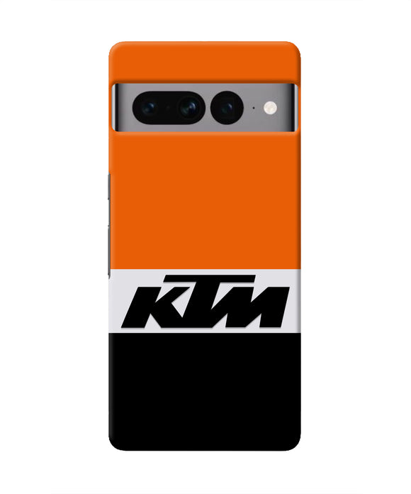 KTM Colorblock Google Pixel 7 Pro Real 4D Back Cover