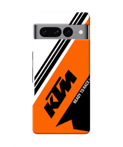 KTM Abstract Google Pixel 7 Pro Real 4D Back Cover