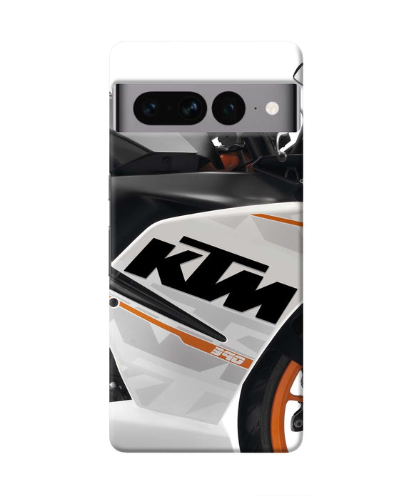 KTM Bike Google Pixel 7 Pro Real 4D Back Cover