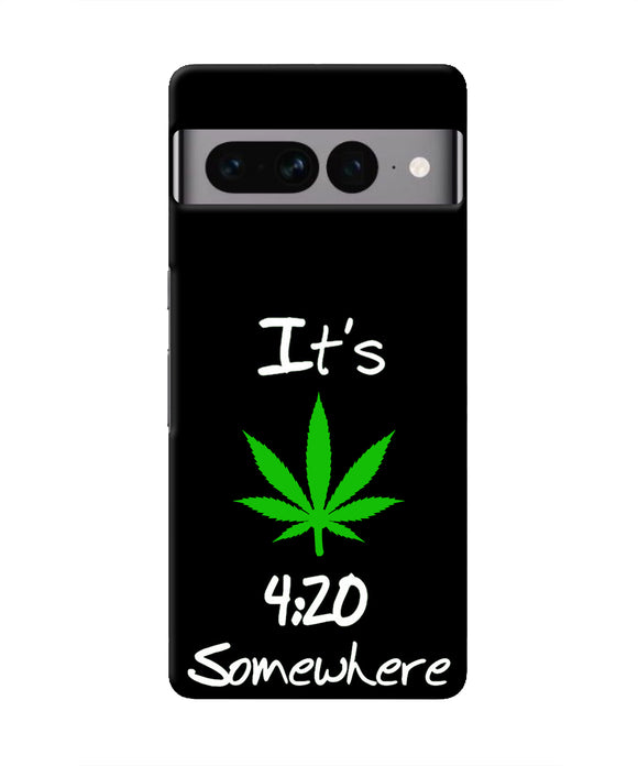 Weed Quote Google Pixel 7 Pro Real 4D Back Cover