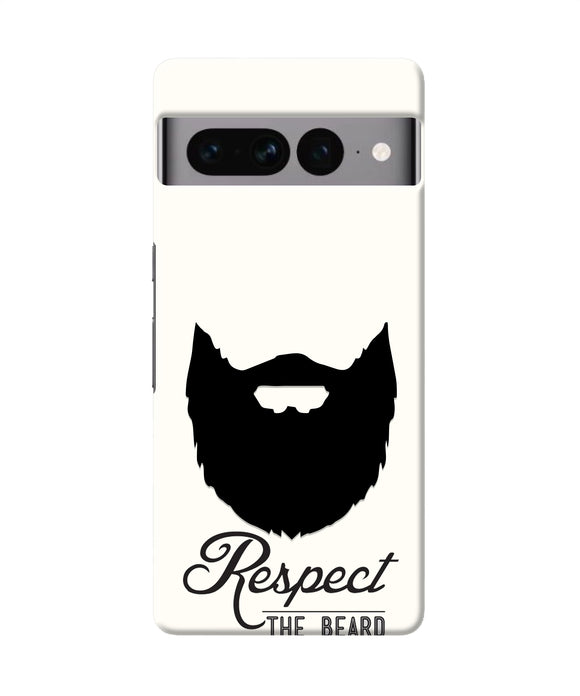 Respect the Beard Google Pixel 7 Pro Real 4D Back Cover