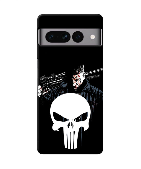 Punisher Character Google Pixel 7 Pro Real 4D Back Cover