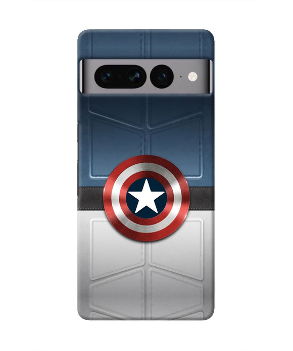 Captain America Suit Google Pixel 7 Pro Real 4D Back Cover