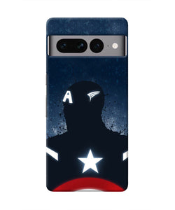 Captain america Shield Google Pixel 7 Pro Real 4D Back Cover