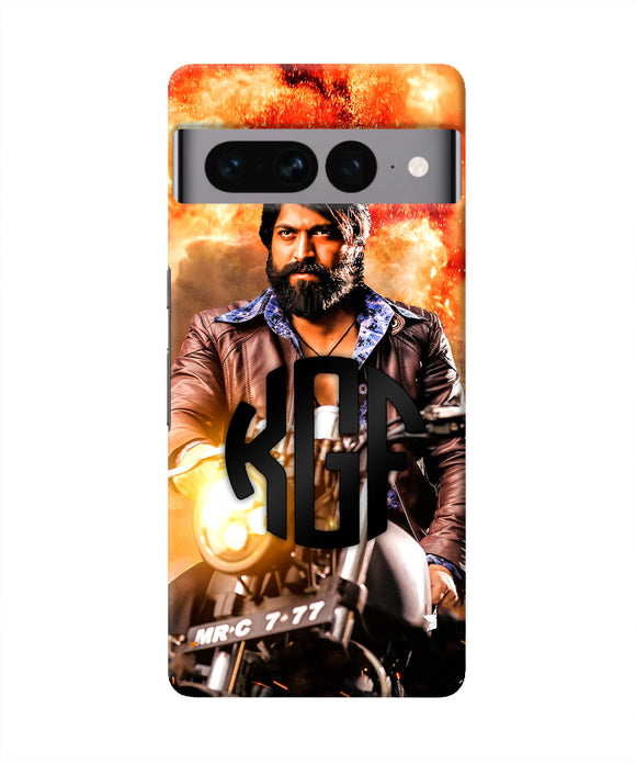 Rocky Bhai on Bike Google Pixel 7 Pro Real 4D Back Cover