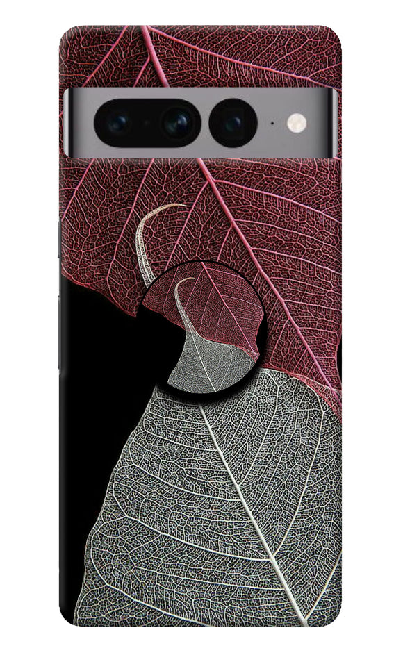 Leaf Pattern Google Pixel 7 Pro Pop Case