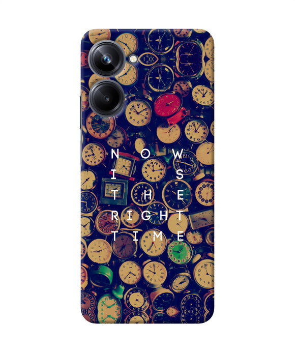 Now is the Right Time Quote Realme 10 Pro 5G Back Cover