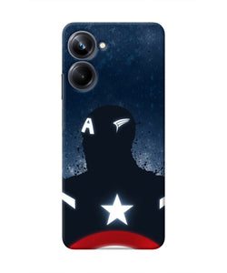 Captain america Shield Realme 10 Pro 5G Real 4D Back Cover