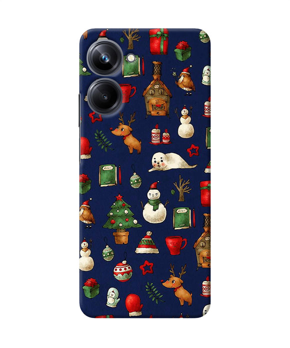 Canvas christmas print Realme 10 Pro 5G Back Cover