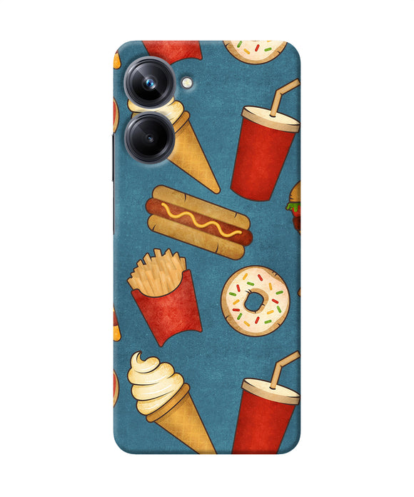 Abstract food print Realme 10 Pro 5G Back Cover