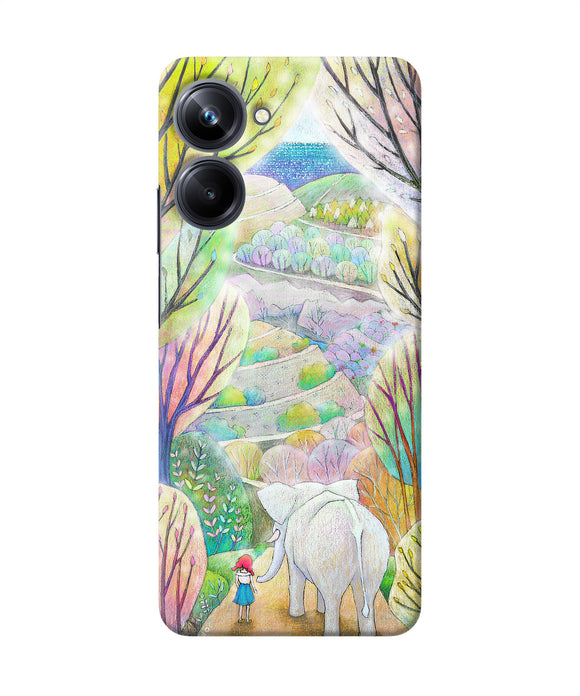Natual elephant girl Realme 10 Pro 5G Back Cover