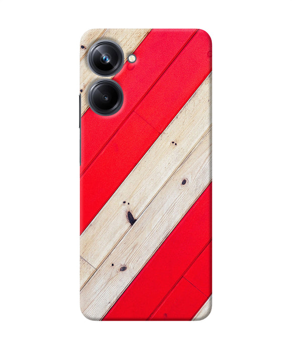 Abstract red brown wooden Realme 10 Pro 5G Back Cover
