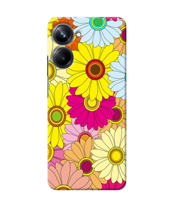 Abstract colorful flowers Realme 10 Pro 5G Back Cover
