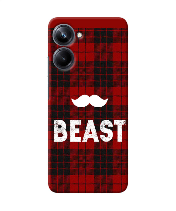 Beast red square Realme 10 Pro 5G Back Cover