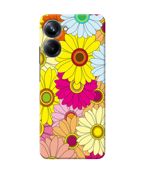 Abstract colorful flowers Realme 10 Pro 5G Back Cover