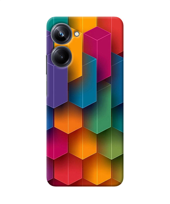 Abstract rectangle print Realme 10 Pro 5G Back Cover