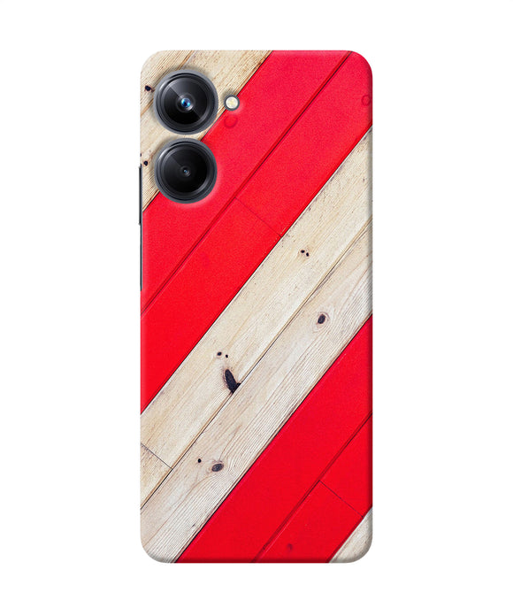 Abstract red brown wooden Realme 10 Pro 5G Back Cover