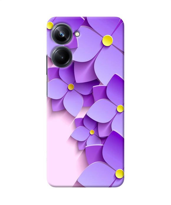Violet flower craft Realme 10 Pro 5G Back Cover