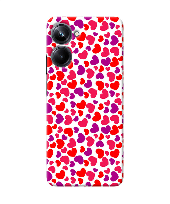Red heart canvas print Realme 10 Pro 5G Back Cover