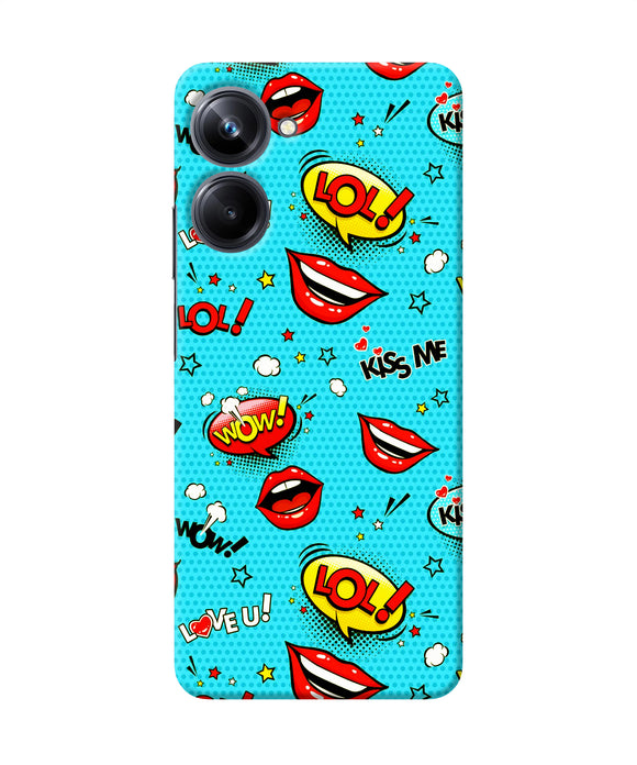Lol lips print Realme 10 Pro 5G Back Cover
