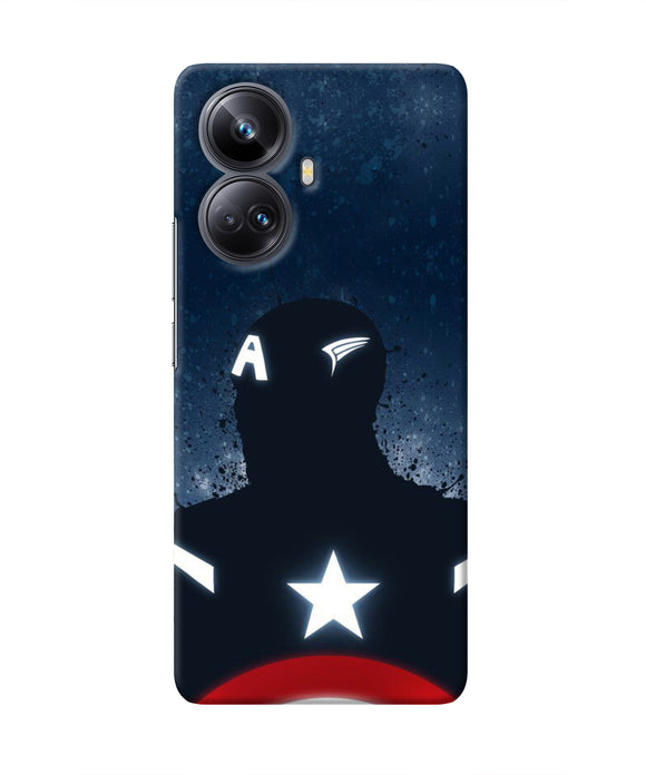 Captain america Shield Realme 10 Pro plus 5G Real 4D Back Cover