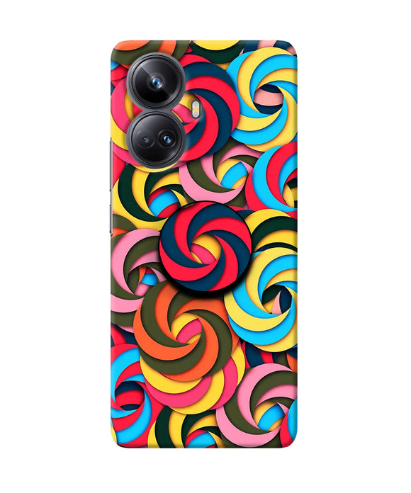 Spiral Pattern Realme 10 Pro+ 5G Pop Case