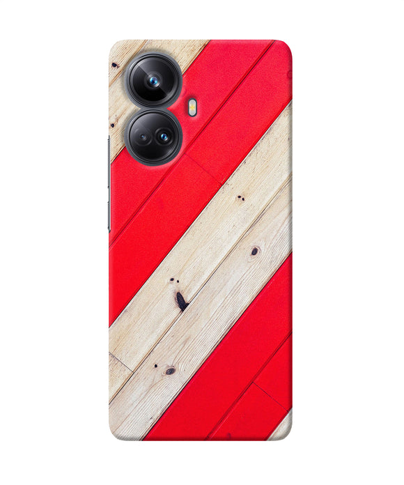 Abstract red brown wooden Realme 10 Pro plus 5G Back Cover
