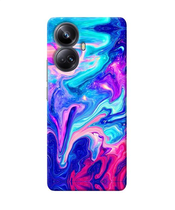 Abstract colorful water Realme 10 Pro plus 5G Back Cover