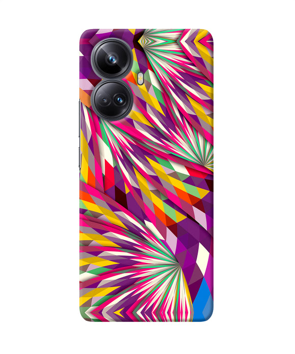 Abstract colorful print Realme 10 Pro plus 5G Back Cover